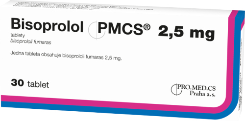 Bisoprolol PMCS 2,5 mg tablety