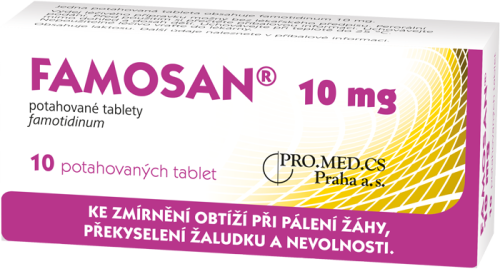 FAMOSAN 10 mg potahované tablety