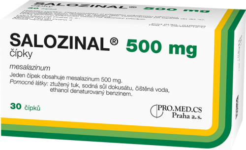 SALOZINAL 500 mg čípky