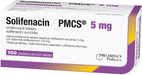 Solifenacin PMCS 5 mg potahované tablety