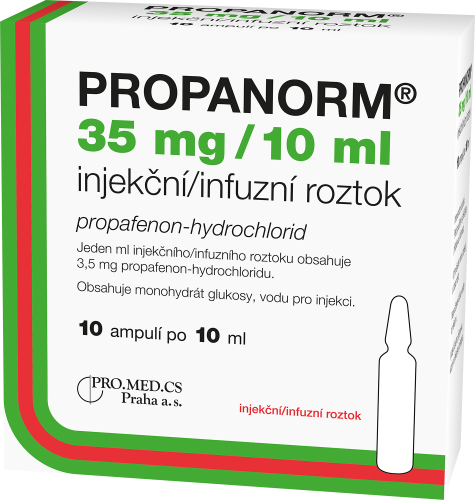 PROPANORM 35 mg/10 ml injekční/infuzní roztok