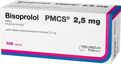 Bisoprolol PMCS 2,5 mg tablety