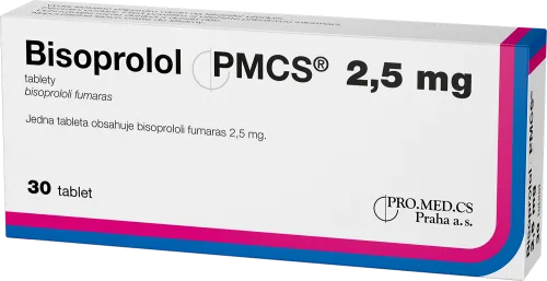 Bisoprolol PMCS 2,5 mg tablety