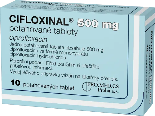 CIFLOXINAL 500 mg potahované tablety