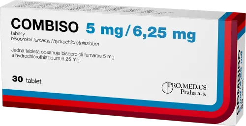COMBISO 5 mg/6,25 mg tablety