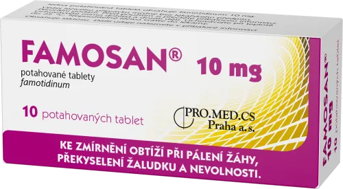 FAMOSAN 10 mg potahované tablety