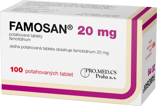 FAMOSAN 20 mg potahované tablety