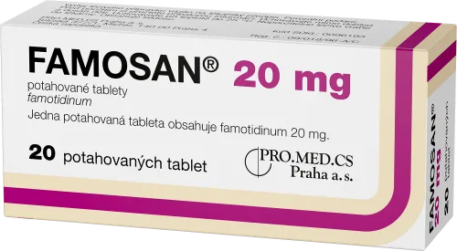 FAMOSAN 20 mg potahované tablety