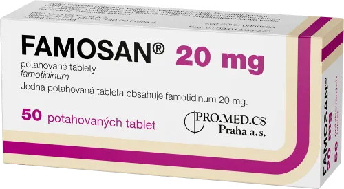 FAMOSAN 20 mg potahované tablety