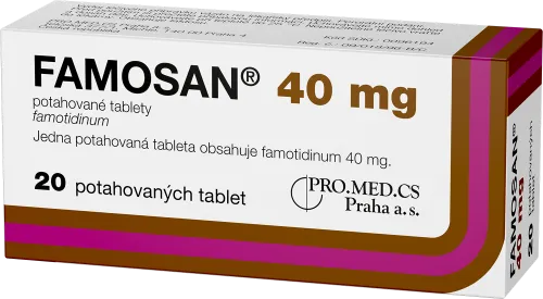 FAMOSAN 40 mg potahované tablety