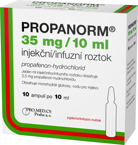 PROPANORM 35 mg/10 ml injekční/infuzní roztok