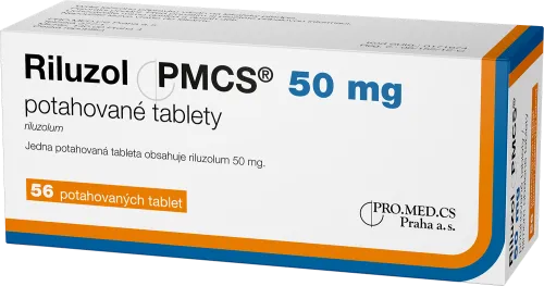 Riluzol PMCS 50 mg potahované tablety