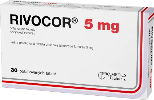 RIVOCOR 5 mg potahované tablety
