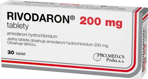 RIVODARON 200 mg tablety