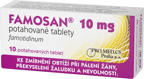 FAMOSAN 10 mg potahované tablety
