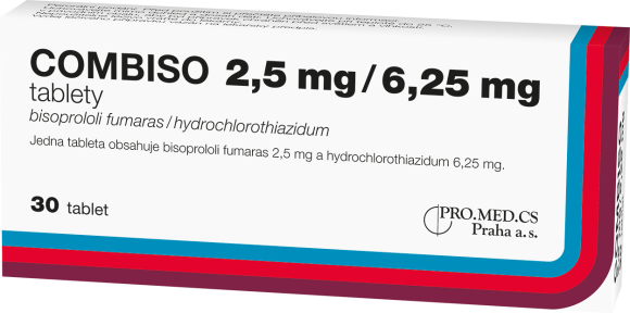 COMBISO 2,5 mg/6,25 mg tablety
