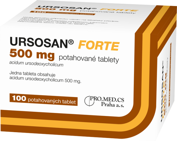 URSOSAN FORTE 500 mg potahované tablety
