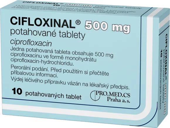 CIFLOXINAL 500 mg potahované tablety