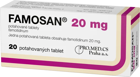 FAMOSAN 20 mg potahované tablety