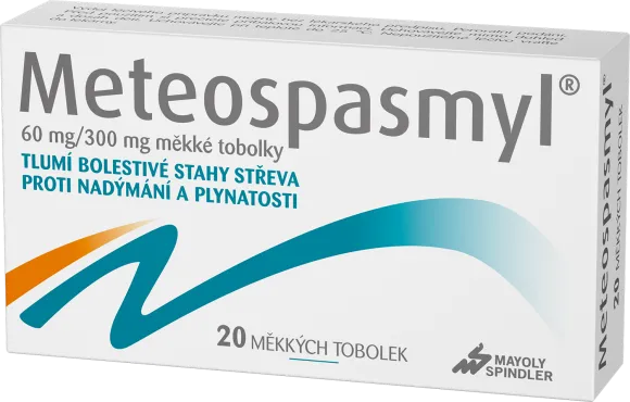 Meteospasmyl 60 mg/300 mg měkké tobolky
