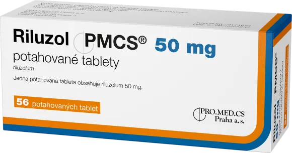 Riluzol PMCS 50 mg potahované tablety