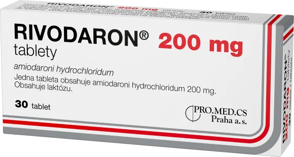 RIVODARON 200 mg tablety