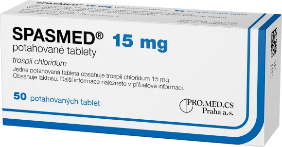 SPASMED 15 mg potahované tablety