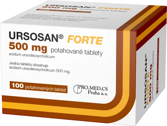 URSOSAN FORTE 500 mg potahované tablety